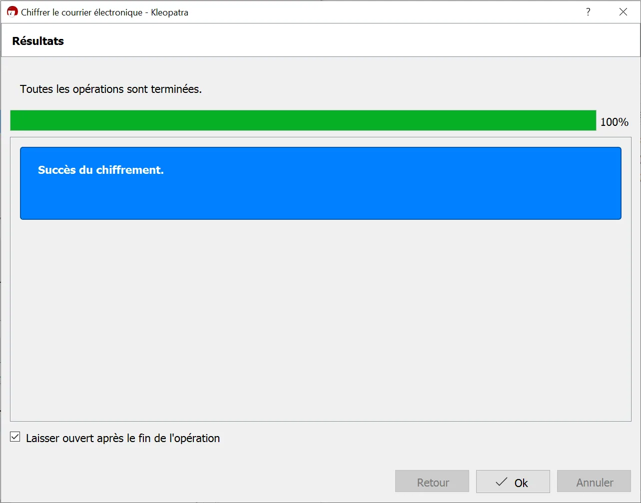 Illustration 19 — Comment chiffrer et déchiffrer des messages avec le logiciel Kleopatra