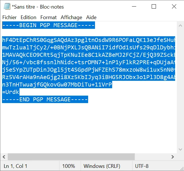 Illustration 21 — Comment chiffrer et déchiffrer des messages avec le logiciel Kleopatra