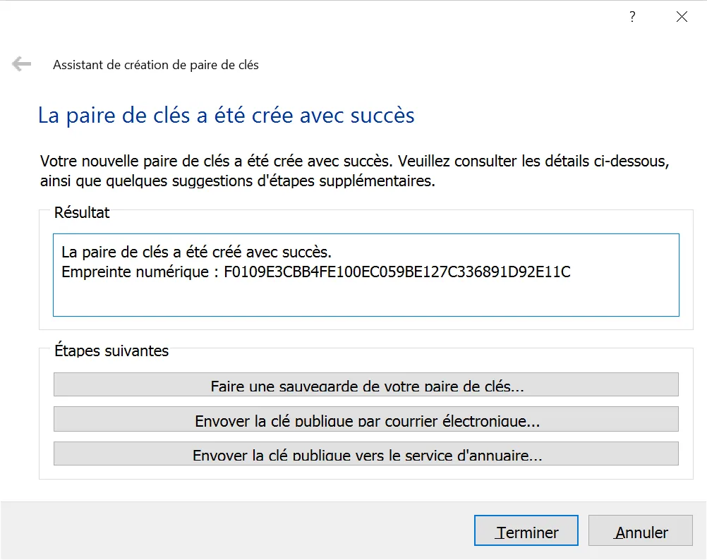 Illustration 6 — Comment chiffrer et déchiffrer des messages avec le logiciel Kleopatra