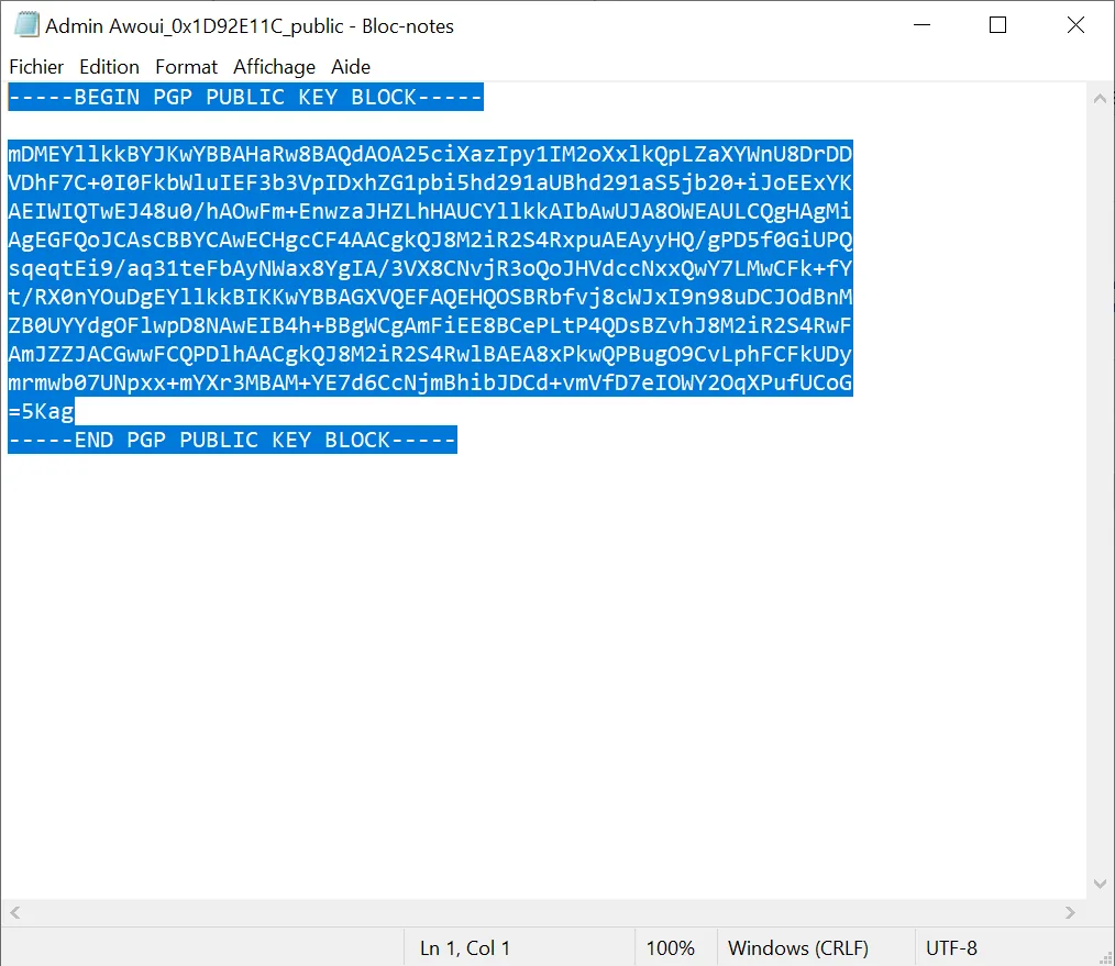 Illustration 11 — Comment chiffrer et déchiffrer des messages avec le logiciel Kleopatra